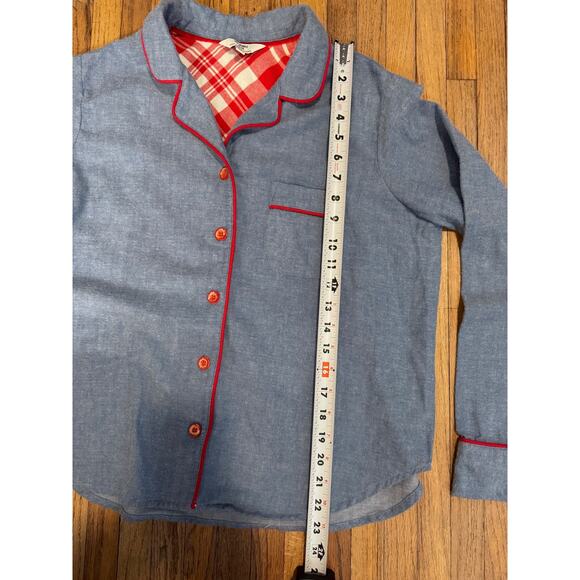 Van Winkel Flannel Pajamas - Blue & Red - Women's M - Picture 11 of 13